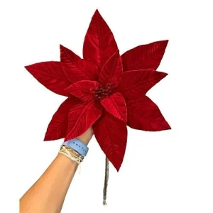 FLOR DE NATAL 40X32CM VERMELHO - 90735VM