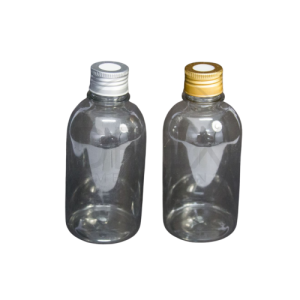 FRASCO PET  250ML TAMPA C/ FURO DOURADA