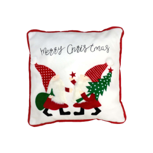 CAPA ALMOFADA ESTAMP MERRY CHRIS 46X46CM - 24928
