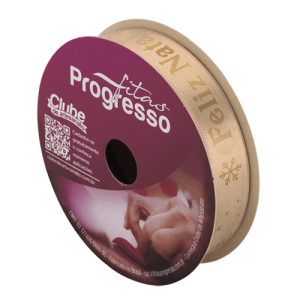 FITA  ECF003H 15MM 506 FELIZ NATAL OURO - 10 MT