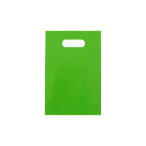 SACOLA PLAST 16X20 VERDE LIMAO C/50