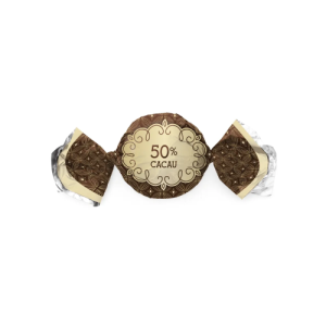 PAPEL TRUFAS 15X16 - GOSTOSURA 50% CACAU - C/100