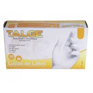 LUVA LATEX PP C/100 - TALGE