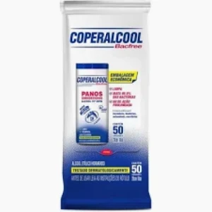 PANO UMEDECIDO C/ ALCOOL BACFREE C/50 - COPERALCOOL