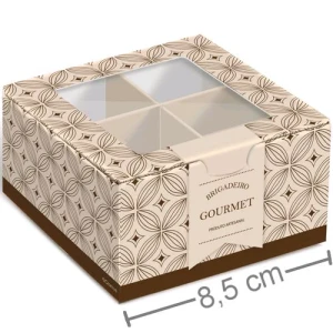 CAIXA P/ 4 BRIGADEIROS GOURMET CRU - 13000599
