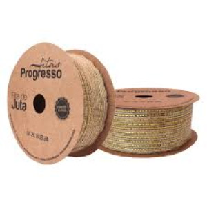 FITA DE JUTA C/ FIO LUREX JL009 COR 203 - 10 MT
