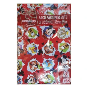 SACOS PRES. 50X70 - C/ 25 DISNEY