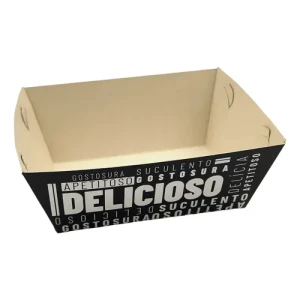 CAIXA BAND FAST FOOD BLACK PQ - C/ 50