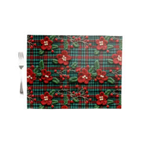 JOGO AMERICANO 33X45 NATAL FLORES - JAW9431