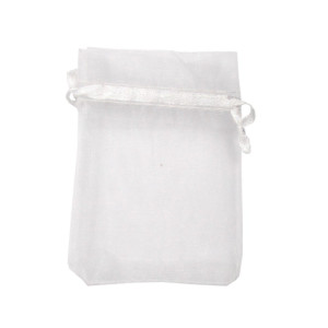 SACO ORGANZA 20X30 - BRANCO C/ 10 - W999