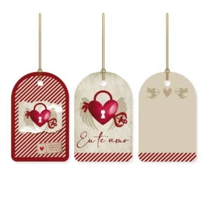 TAGS DE PARA AMOR REAL 5X8 C/12 - 18000154