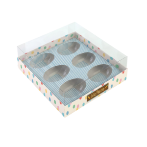 CAIXA DEGUSTACAO 100G P/ 6 MINI OVOS JUMP - 13007401