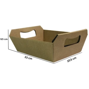 BANDEJA KRAFT G 33X23,5X9,5