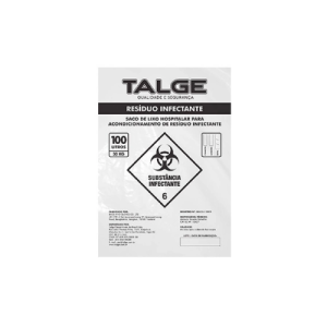 SACO LIXO HOSPITALAR 15L ROLO C/100