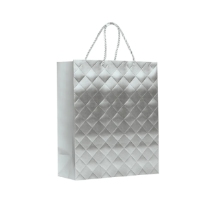 SACOLA PREMIUM ESP DIAMOND PRATA C/HS G - 19000919