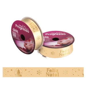 FITA  ECF005H 22MM 1080 FELIZ NATAL OURO - 10 MT