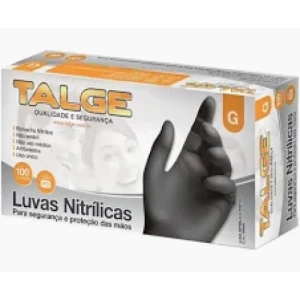 LUVA NITRILICA PRETA G C/100 - TALGE