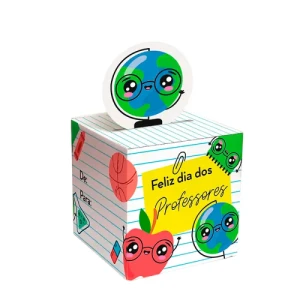 CAIXA POP UP LEMBR DIA DOS PROFESSORES 9X9X11 - 13007151