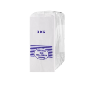 SACO PAPEL KRAFT 3KG "SERVIMOS BEM" C/500