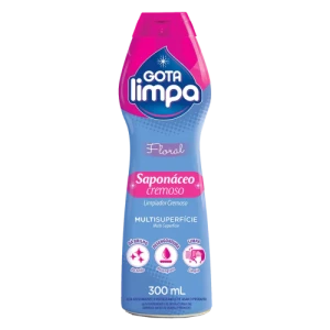 SAPONACEO CREMOSO FLORAL 300G - GOTA LIMPA