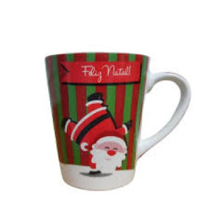 CANECA PORCELANA NATAL FUNNY 300 ML - 22584