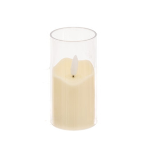 VELA NO PORTA VELA C/LED BRANCO - 60602