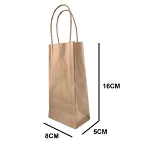 SACOLA KRAFT 8X5X16 C/10