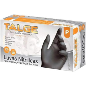 LUVA NITRILICA PRETA P C/100 - TALGE