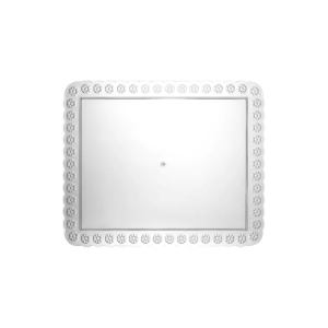 BANDEJA 37X35 CRISTAL TRES TRIANG