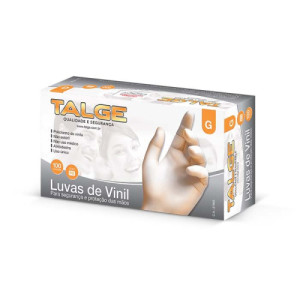 LUVA VINIL G S/PO C/100 - TALGE