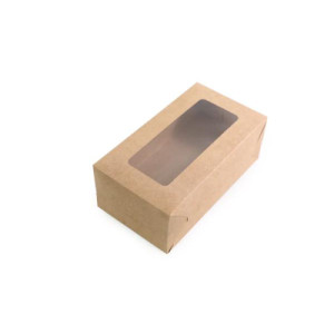 CAIXA C/ VISOR P/2 CANECAS KRAFT 25,5X13,5X9,5 - 13006076