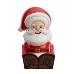 CAIXA 12X10X27 PAPAI NOEL SENTADO