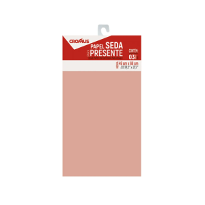 PAPEL SEDA ROSE GOLD 50X70 - AUTO SERVICO C/ 03 - 235035