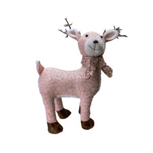 RENA EM PE TEC BROCADO 24X40CM ROSE - 25459