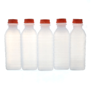 GARRAFA PLASTICA 500ML C/TAMPA C/10