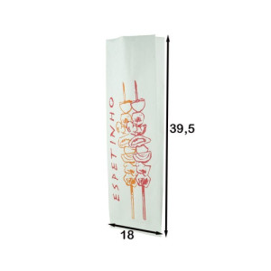 SACO TERMICO P/ ESPETINHO C/100 - KAMBE