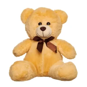 URSO DE PELUCIA C/ LACO 30CM BEGE - 95806