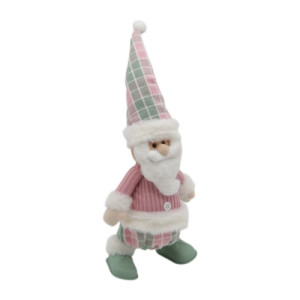 PAPAI NOEL C/LED E MOV ROS/AZL 38CM - BT4190