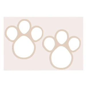 CARTELA ADESIVA PEGADAS BRANCA GG 18100078 - C/04