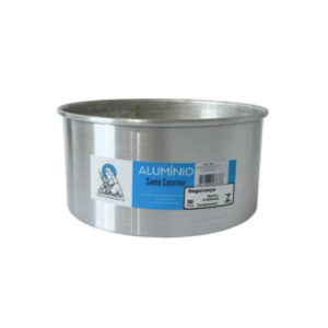 FORMA DE BOLO 20X10 FUNDO FALSO ALUMINIO