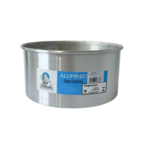 FORMA DE BOLO 30X10 FUNDO FALSO ALUMINIO