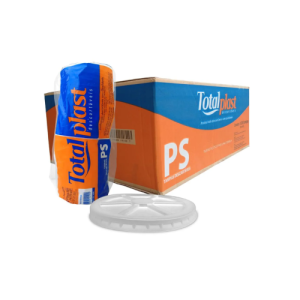 TAMPA P/ POTE ISOPOR 300/480A C/50 - TOTALPLAST