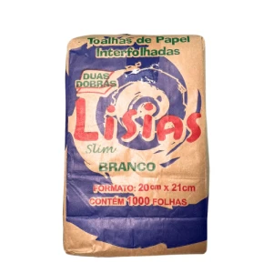 PAPEL TOALHA 20X21 C/1000 LISIAS
