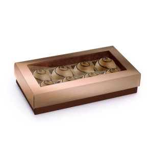 CAIXA P/ BOMBOM GARBO ROSA 17,5X9,7X3,5 C/ LUVA 13000931