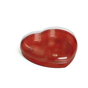 CAIXA ACRILICO CORACAO VERMELHO - 18700019