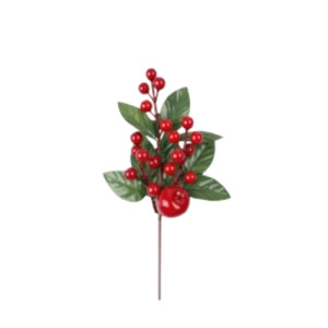 GALHO FOLHAG FRUTA BERRIES 28CM VM - 31139