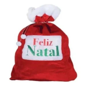 SACO NOEL VELUDO 60X90 - 19830