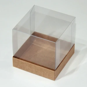 CAIXA KRAFT TAMPA ACETATO 7,5X7,5X3 - C/10