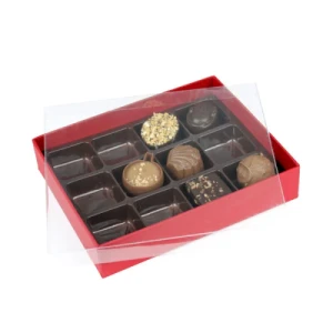 CAIXA P/ BOMBOM GLAMOUR 11X11X3 227514