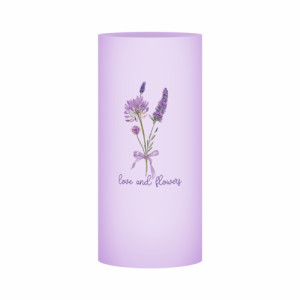 VASO ACRILICO LILAC 25,5X12,5X11 LAVANDA - 37281